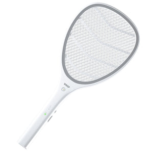 Premium Electric Fly Swatter with LED for Mosquitos Bugs and Mozzie Rechargeable